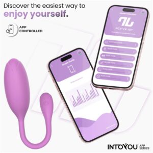 Huevo Vibrador con APP Unibody Púrpura