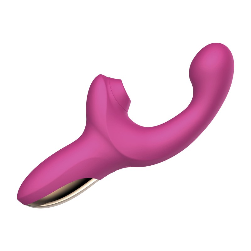 Vibrador y succionador doble