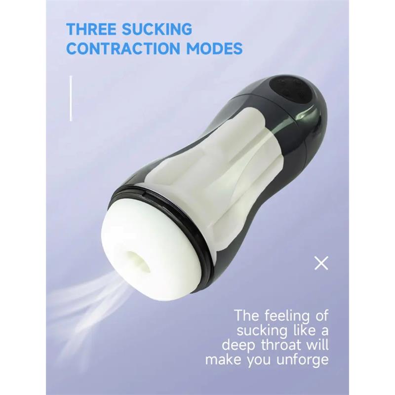 Masturbador vibrador y succionador - Imagen 2