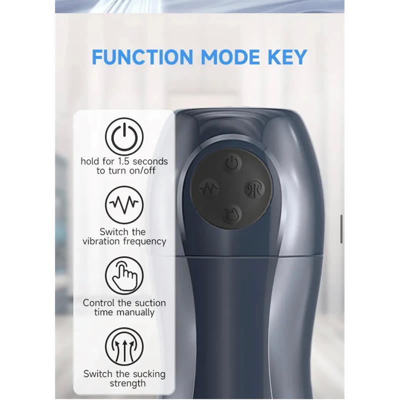 Masturbador vibrador y succionador - Imagen 6
