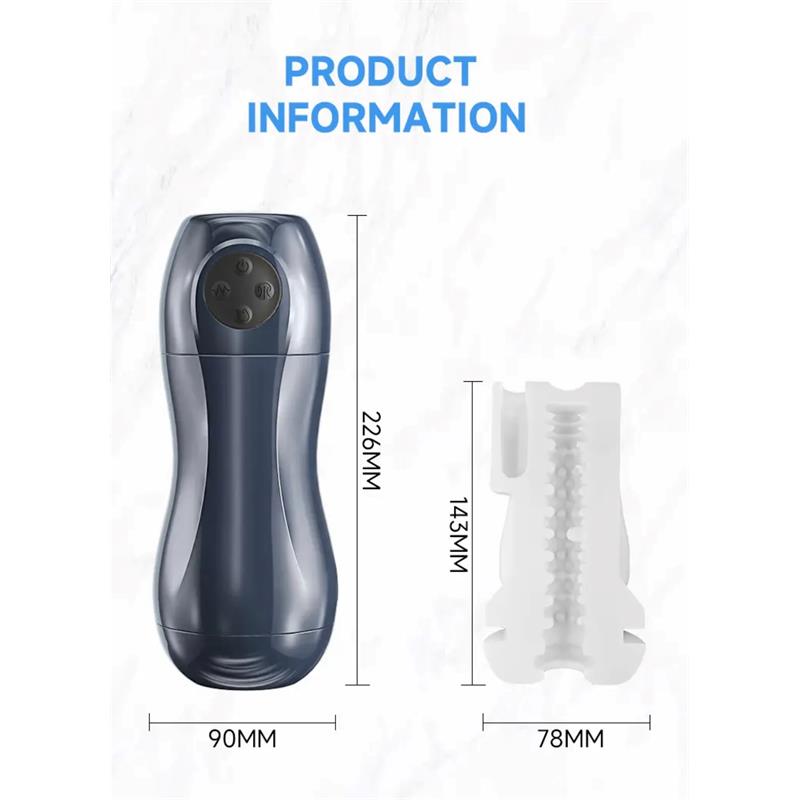 Masturbador vibrador y succionador - Imagen 7