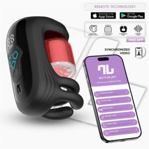 Masturbador con Rotación y Compresión con App